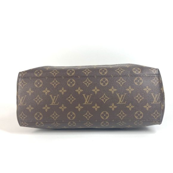 LOUIS VUITTON Authentic Brown Monogram Leather Shoulder Bag - Picture 5 of 16